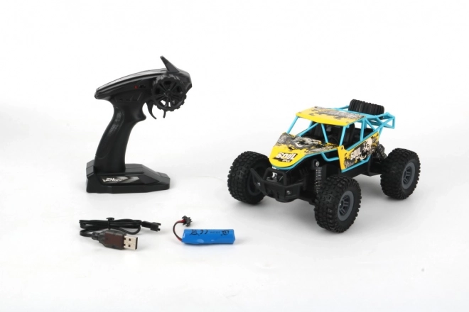 RC terénní auto žluté
