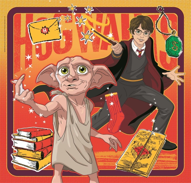 Puzzle Square: Harry Potter, 3x48 dílků