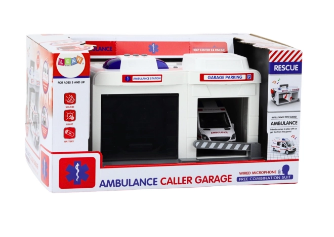 Základna záchranné služby Ambulance světla a zvuky