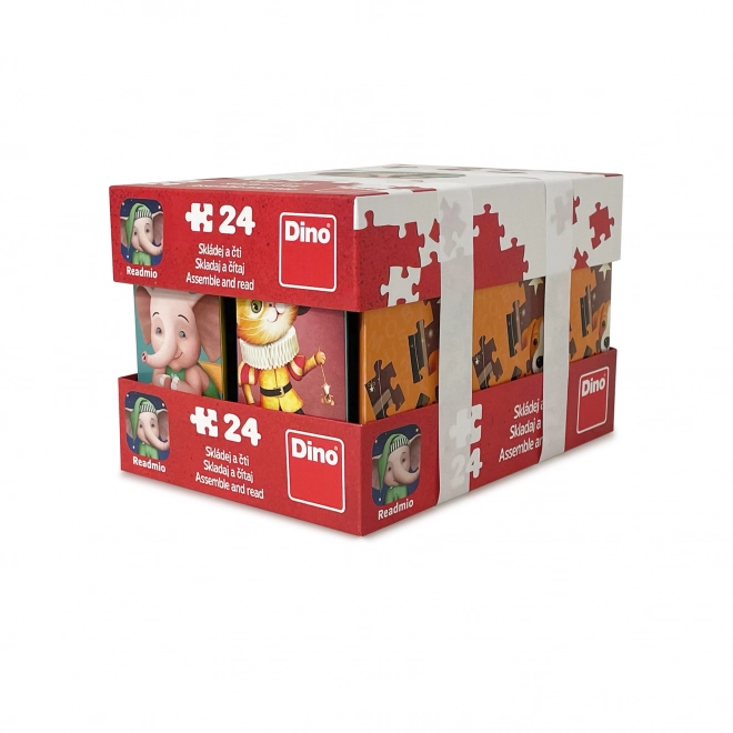 Dino puzzle Kocour v botách pro děti