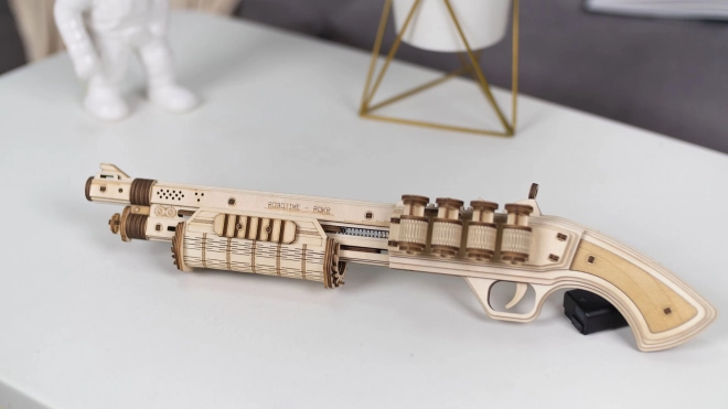 RoboTime 3D dřevěné mechanické puzzle Brokovnice Terminátor
