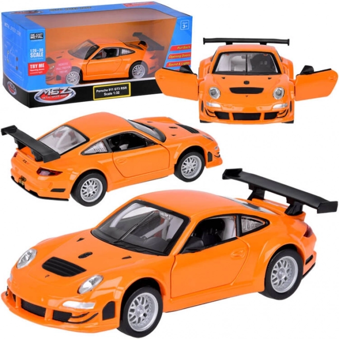Kovový model Porsche 911 GT3 RSR 1:32 se světlem a zvukem