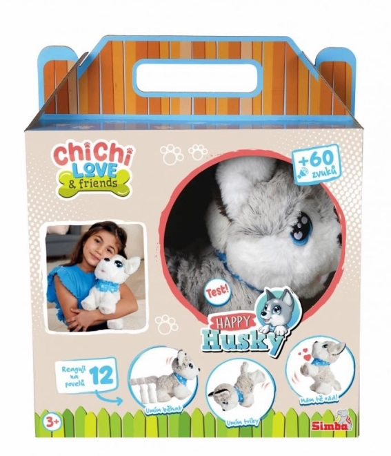 Interaktivní plyšový pes Happy Husky