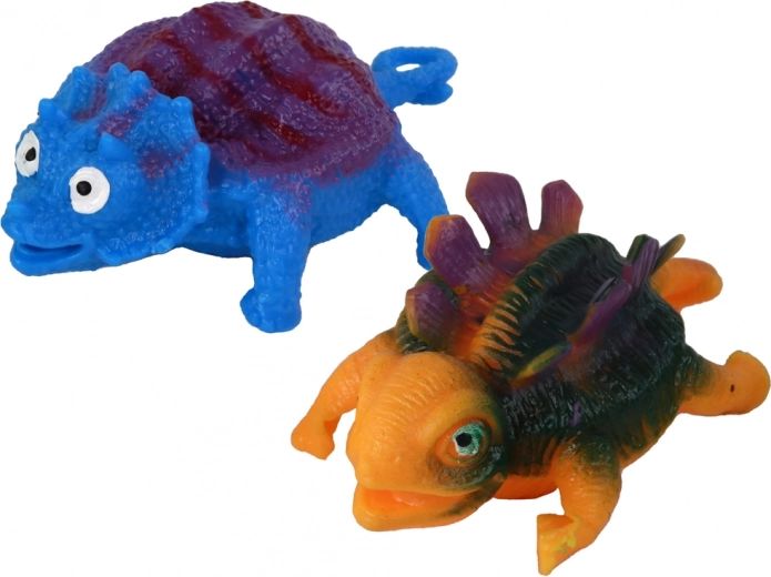 Dvě veselé dinosauří hračky