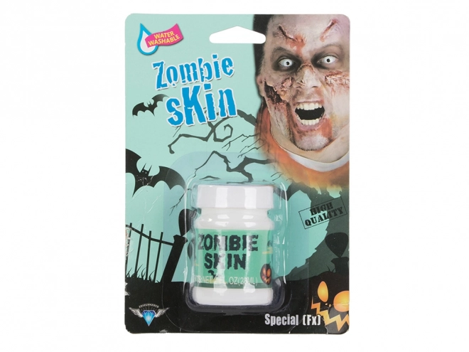 Zombie pleť make-up pro Halloween