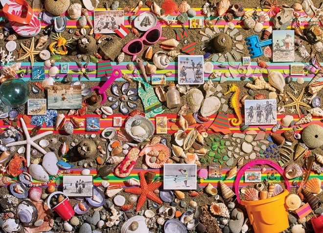 COBBLE HILL puzzle plážová scéna, 1000 dílků