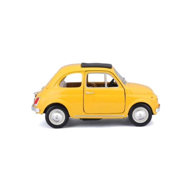 Bburago model auta Fiat 500 F 1965 žlutý 1:24
