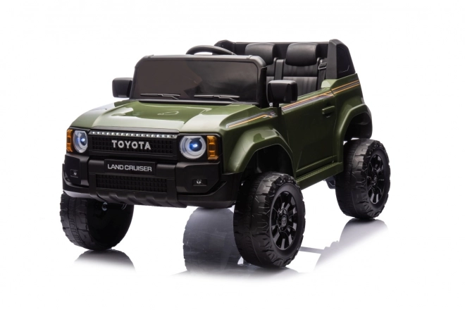 Elektrický vůz Toyota Land Cruiser Prado zelený
