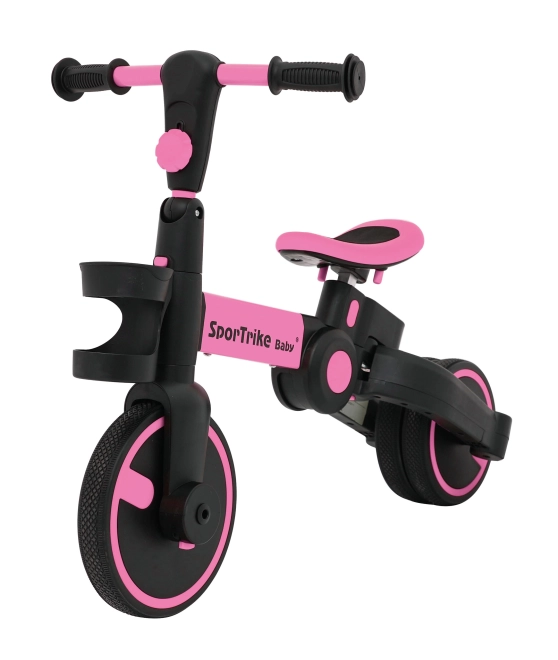 Dětské odrážedlo Happy Bike 3v1 – Růžové