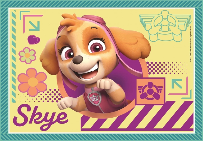 Puzzle 4v1 Tlapková patrola