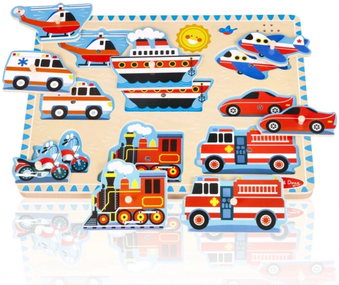 Zvukové puzzle - Vozidla - Hudební hádanky