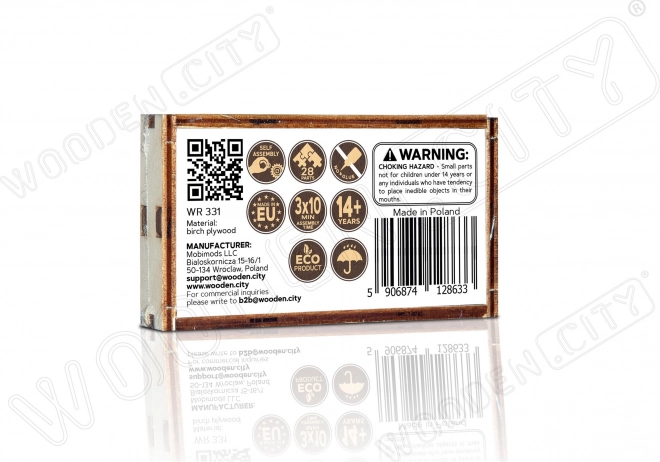 Dřevěné 3D puzzle mini sada lodě