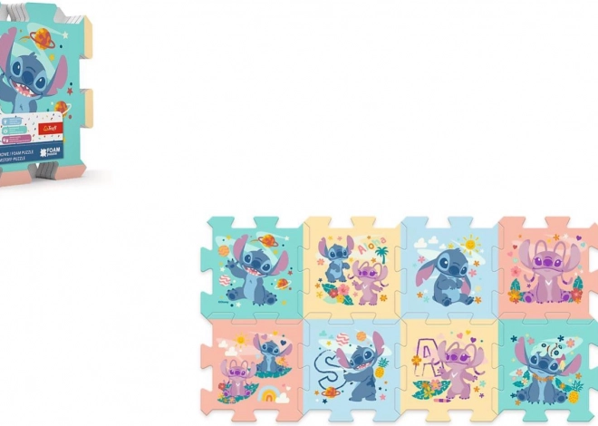 Pěnové puzzle Lilo & Stitch pro děti
