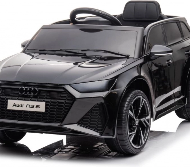 Dětské elektrické auto Audi RS6 černé