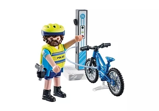 Policejní cyklistická hlídka Playmobil