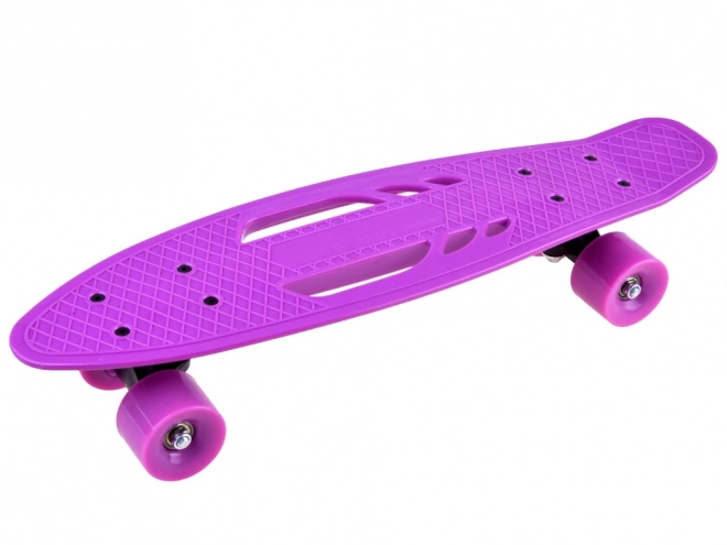 Dětská lehká děrovaná skateboardová fiska – Fialová