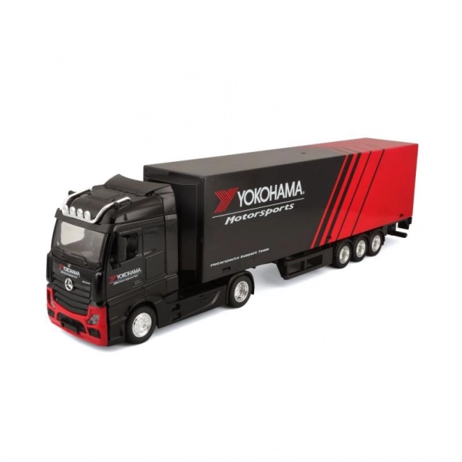 Kamion s přívěsem Bburago MB Actros Gigaspace Firestone 1:43