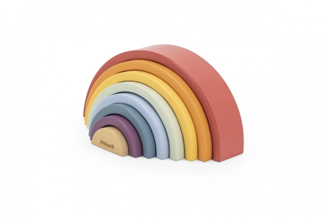 Dřevěná duha puzzle VIGA PolarB Montessori