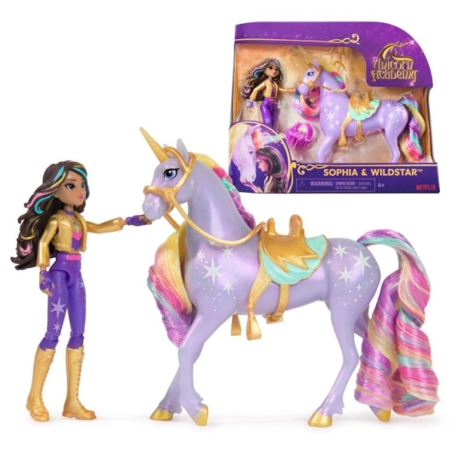 Unicorn academy figurky 11 cm sophia a wildstar