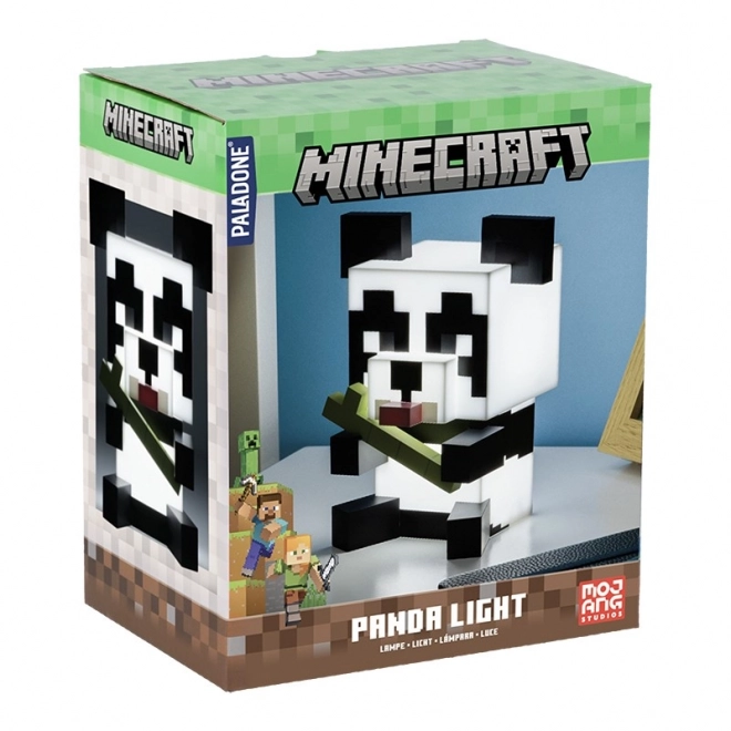 Minecraft svítidlo panda