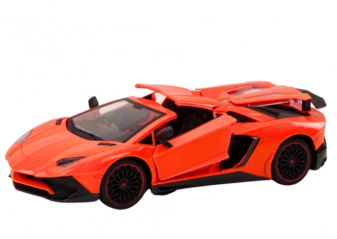 RC sportovní auto 1:12 Otevírací dveře oranžové