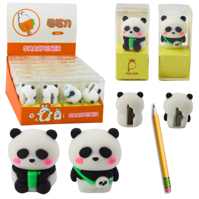 Strouhátko panda na tenké pastelky a tužky
