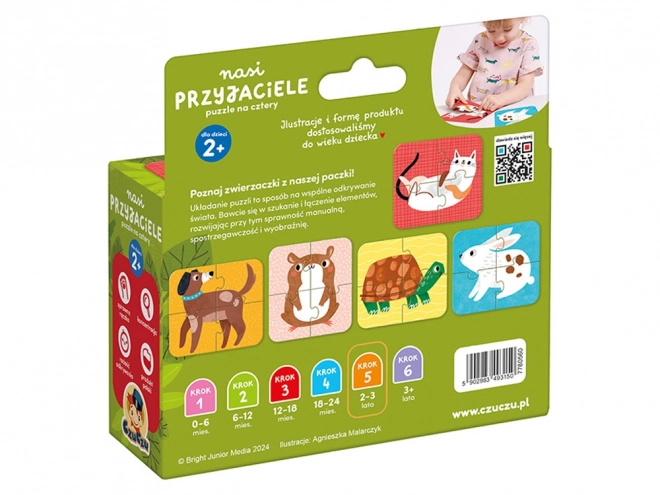 Puzzle pro čtyři - Naši přátelé
