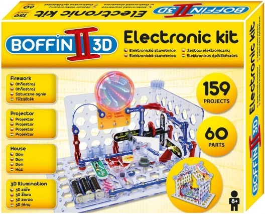 Boffin II 3D stavebnice pro tvorbu 3D efektů a elektronických projektů