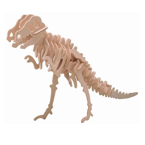 Dřevěné 3D puzzle velký tyranosaurus