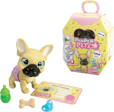 Figurka pamper petz pejsek francouzský buldoček