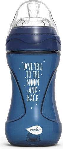 Kojenecká láhev Nuvita Cool 250 ml, night blue