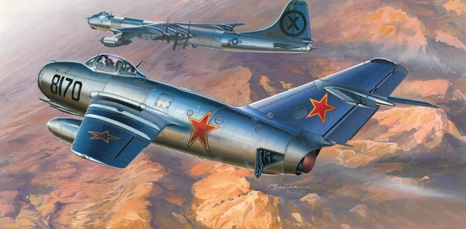 Plastikový model letadla MIG-15 Fagot