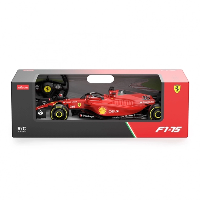 Dálkově ovládaný model Ferrari F1-75 1:12 červený