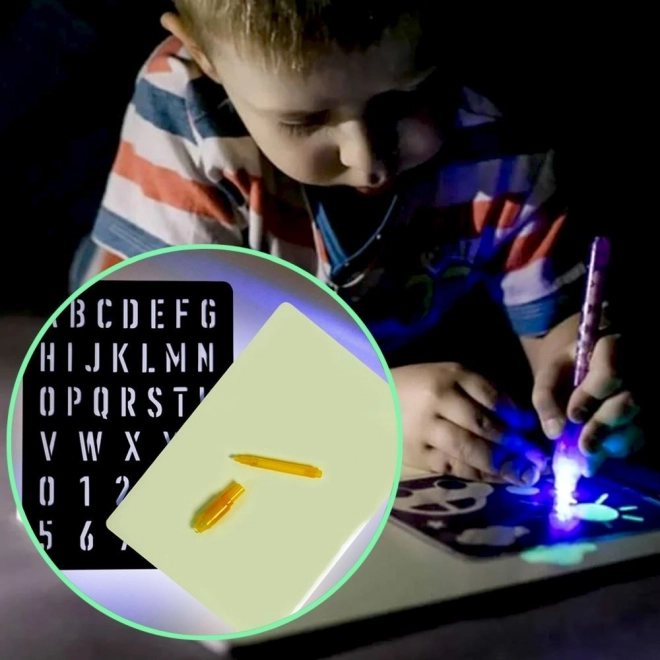 Kreslící svítící tabulka pro děti