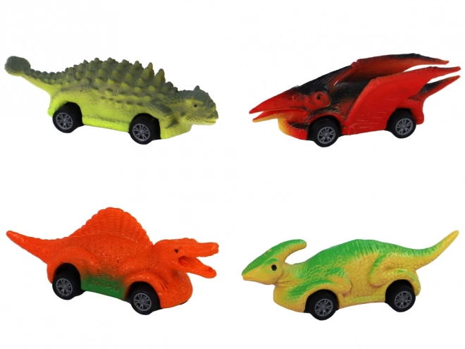 Sada vláčkodráhy Dinosauři barevné 8 kusů