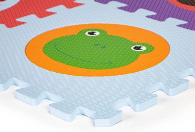 ECOTOYS Pěnové puzzle Zvířecí hlavičky (29x29)