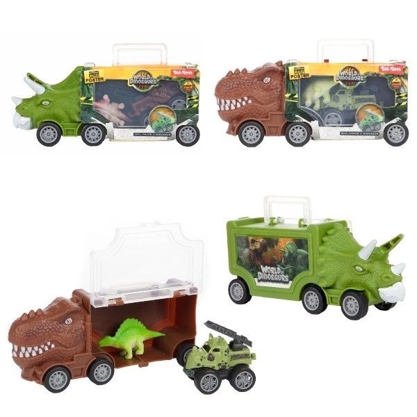 Kamion Dinosaurus s doplňky