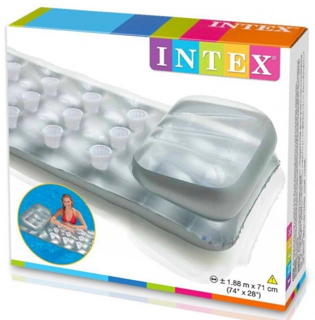 Nafukovací matrace s opěrkou hlavy na pláž Intex