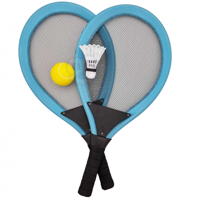 dětská sportovní sada raketek na tenis a badminton Woopie