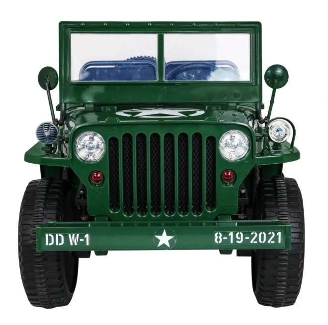 Dětský vojenský retro terénní vůz 4x4