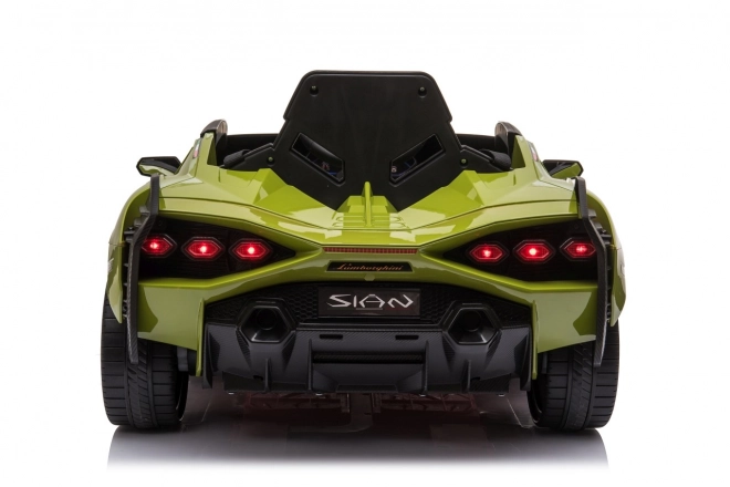 Lamborghini SIAN dětské auto na baterii s ovladačem – Zelené