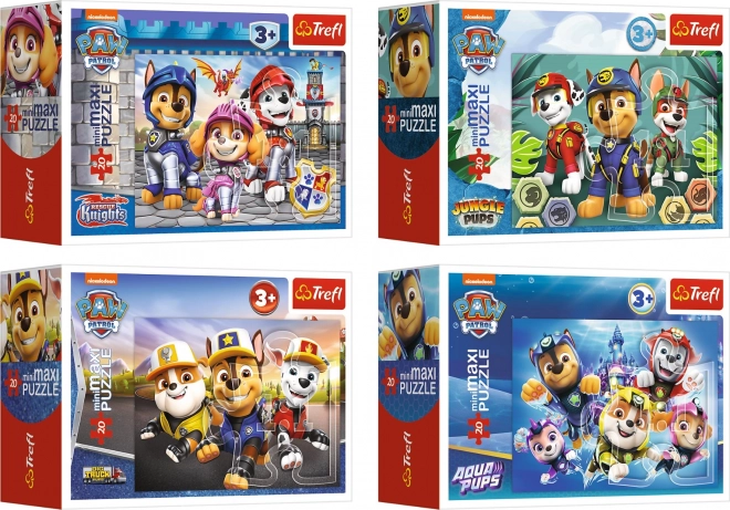 Puzzle Tlapková patrola miniMAXI 20 dílků