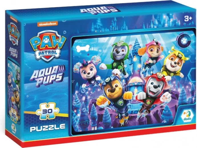 Puzzle Tlapková Patrola: Aqua Pups 30 dílků