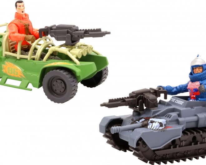 The Corps voják s vojenskou technikou 14 cm