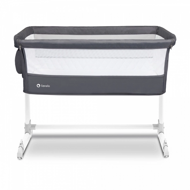 LIONELO Postýlka Theo 3v1 Dark Grey