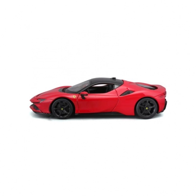 Kovový model Ferrari SF90 Stradale červený 1:18