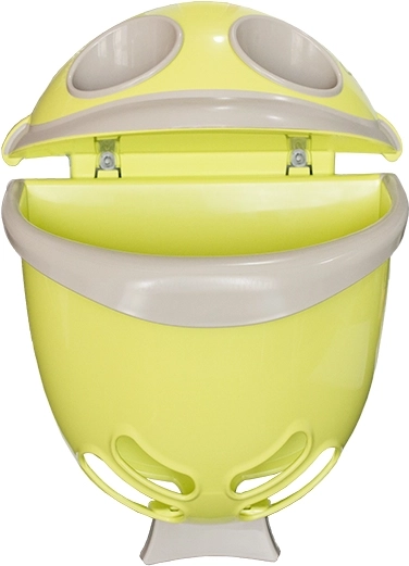 Box na hračky do koupelny Thermobaby Bubble Fish, zeleno-šedý