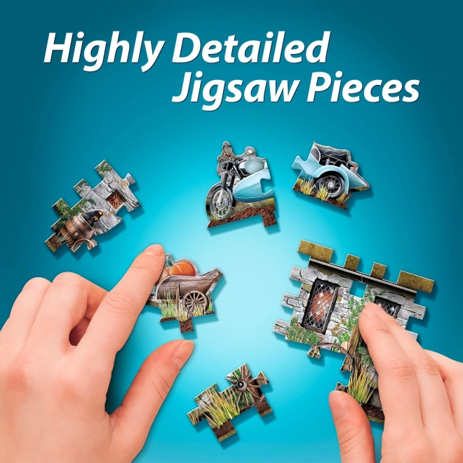WREBBIT 3D puzzle Harry Potter: Hagridův domek 270 dílků