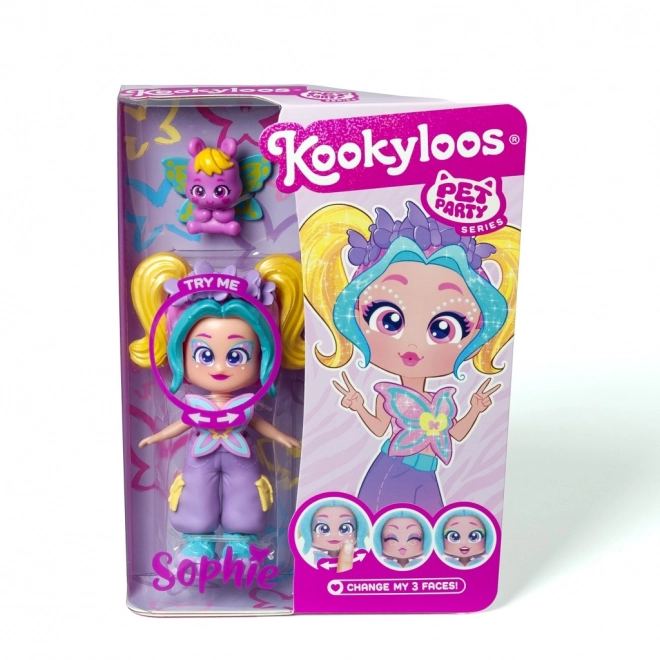 Panenka se zvířátek KookyLoos Pets Party