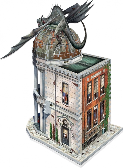 3D puzzle WREBBIT Harry Potter: Gringottova banka 300 dílků
